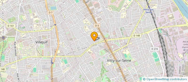 localisation de l'entreprise MONSIEUR BENOIT MARINO  VITRY-SUR-SEINE