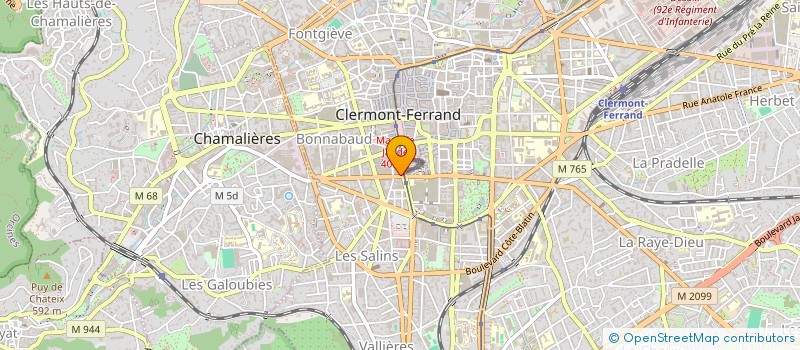 localisation de l'entreprise MONSIEUR BENOIT MARION à CLERMONT-FERRAND