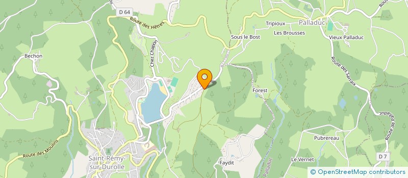 localisation de l'entreprise MONSIEUR BENOIT MARME  SAINT-REMY-SUR-DUROLLE