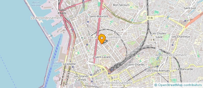 localisation de l'entreprise MONSIEUR BENOIT MAROLLEAU à MARSEILLE