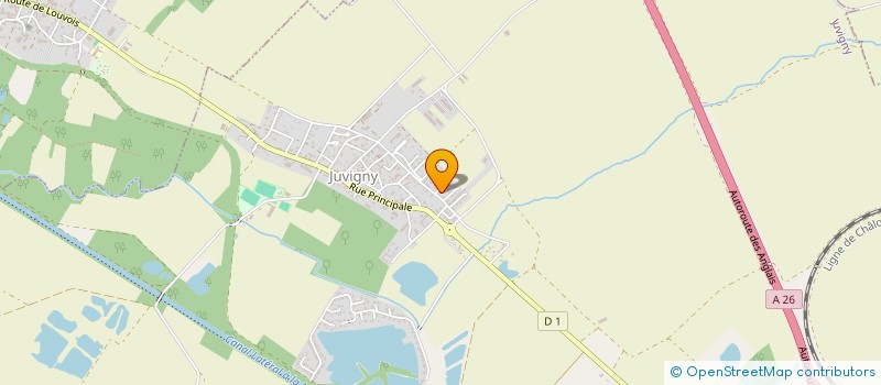 localisation de l'entreprise MONSIEUR BENOIT MARQUANT  JUVIGNY