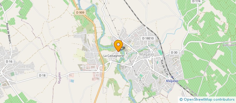 localisation de l'entreprise MONSIEUR BENOIT MARQUES  MAGALAS