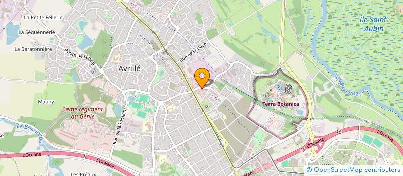 localisation de l'entreprise MONSIEUR BENOIT MARSOLLIER  AVRILLE