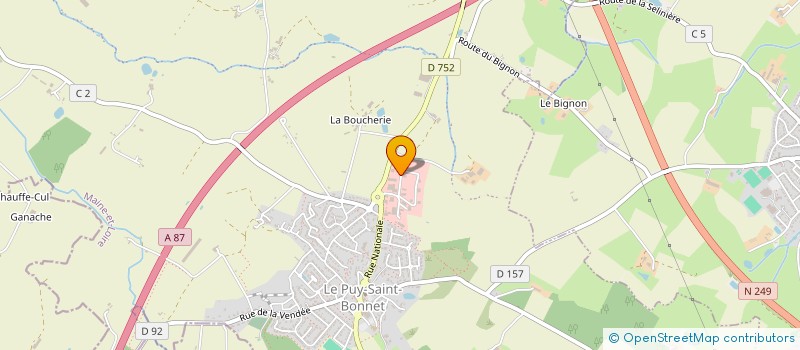 localisation de l'entreprise MONSIEUR BENOIT MARTIN à CHOLET