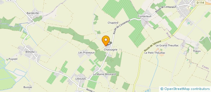 localisation de l'entreprise MONSIEUR BENOIT MARTIN  ARCES