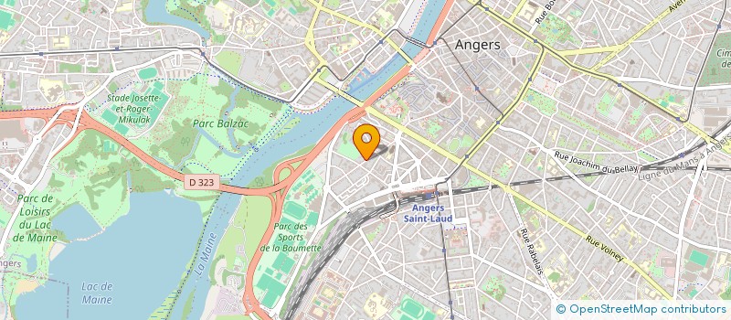 localisation de l'entreprise MONSIEUR BENOIT MARTIN à ANGERS
