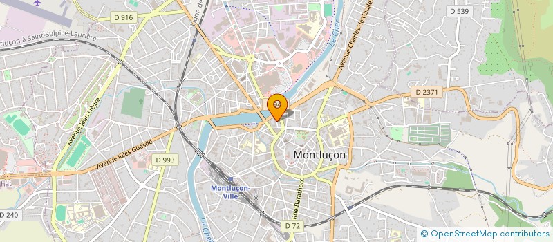 localisation de l'entreprise MONSIEUR BENOIT MARTIN à MONTLUCON