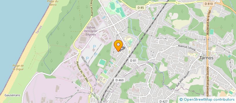 localisation de l'entreprise MONSIEUR BENOIT MARTIN  TARNOS