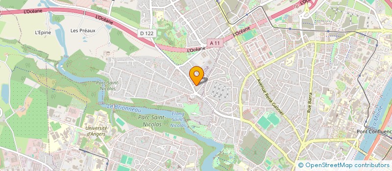 localisation de l'entreprise MONSIEUR BENOIT MARTIN à AVRILLE