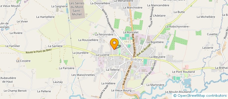 localisation de l'entreprise MONSIEUR BENOIT MARTIN  BRECEY