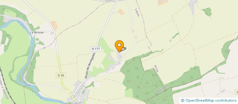 localisation de l'entreprise MONSIEUR BENOIT MARTIN  LAPAN