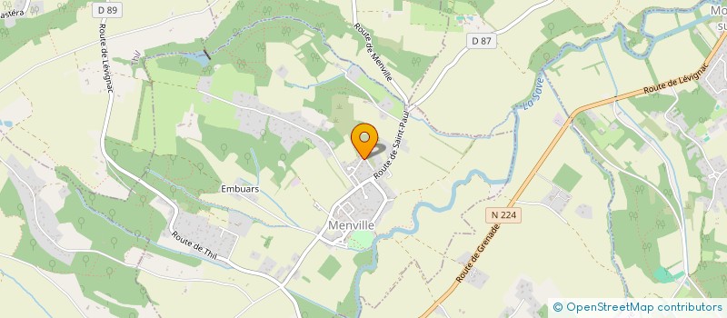 localisation de l'entreprise MONSIEUR BENOIT MARTINEZ  MENVILLE