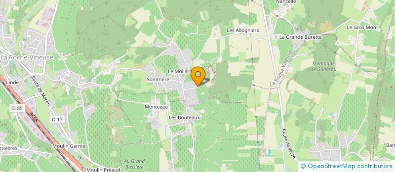 localisation de l'entreprise MONSIEUR BENOIT MARTINOT  LA ROCHE-VINEUSE