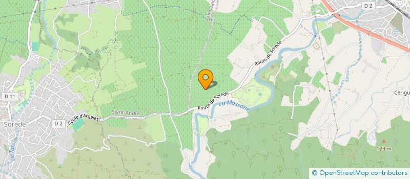 localisation de l'entreprise MONSIEUR BENOIT MARTY  ARGELES-SUR-MER