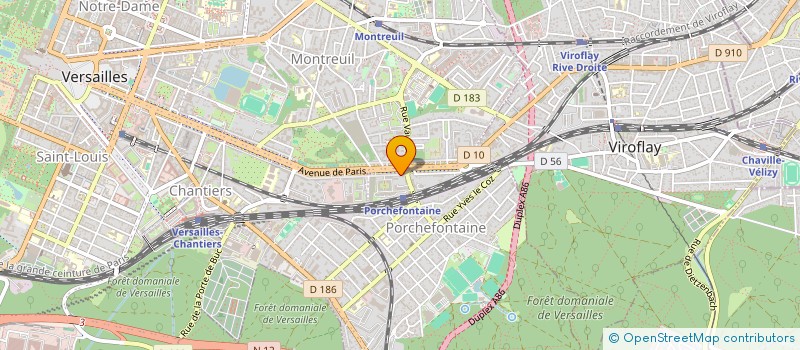 localisation de l'entreprise MONSIEUR BENOIT MARY à VERSAILLES