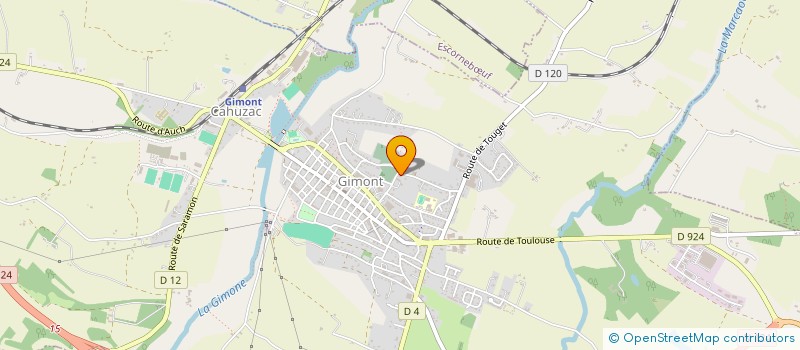 localisation de l'entreprise MONSIEUR BENOIT MASSAT  GIMONT