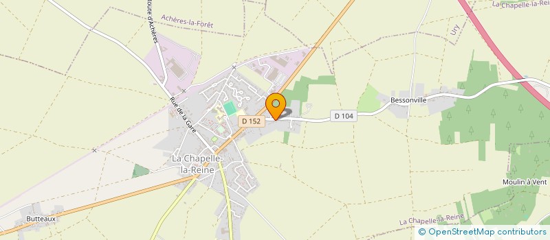 localisation de l'entreprise MONSIEUR BENOIT MASSON  LA CHAPELLE-LA-REINE