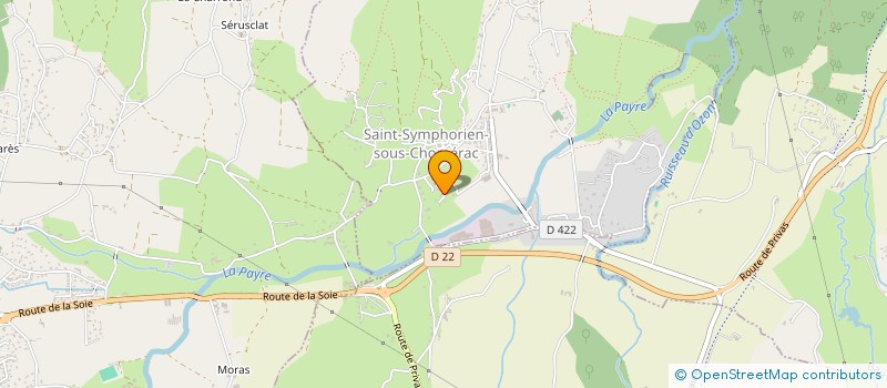 localisation de l'entreprise MONSIEUR BENOIT MASSON  SAINT-SYMPHORIEN-SOUS-CHOMERAC