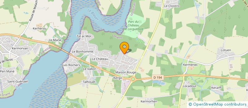 localisation de l'entreprise MONSIEUR BENOIT MATECAT  KERVIGNAC