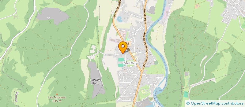 localisation de l'entreprise MONSIEUR BENOIT MATHALY  MATHAY