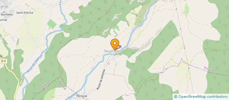 localisation de l'entreprise MONSIEUR BENOIT MATHEOS  SOURRIBES