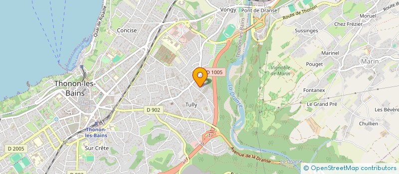 localisation de l'entreprise MONSIEUR BENOIT MAUBON à THONON-LES-BAINS