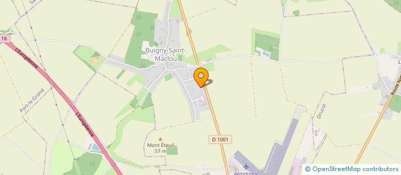 localisation de l'entreprise MONSIEUR BENOIT MAUPIN  BELLANCOURT