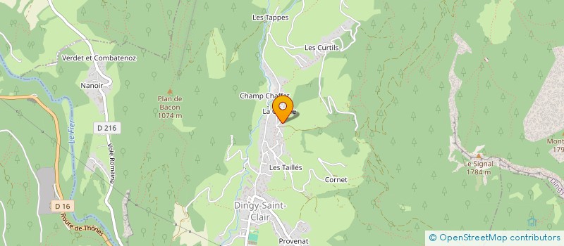 localisation de l'entreprise MONSIEUR BENOIT MAWART  DINGY-SAINT-CLAIR