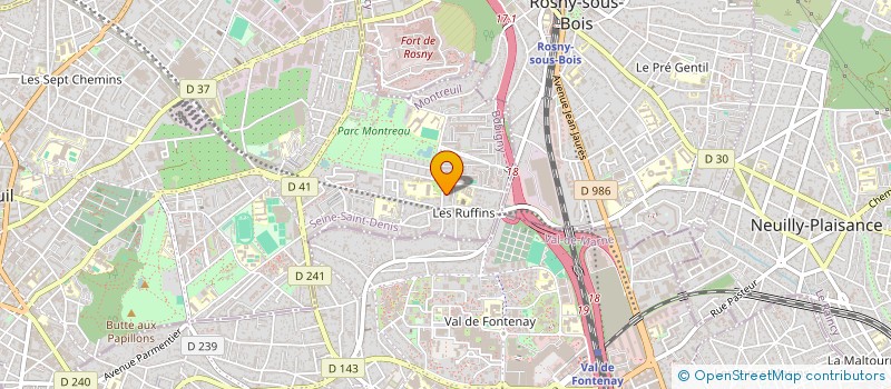 localisation de l'entreprise MONSIEUR BENOIT MAYOUTE à MONTREUIL