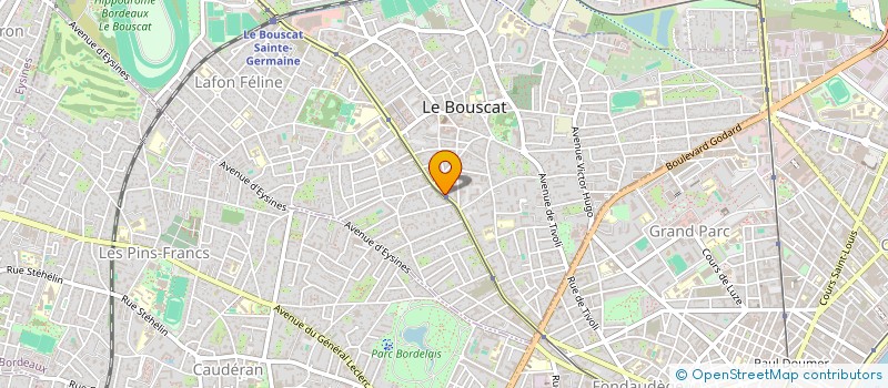 localisation de l'entreprise MONSIEUR BENOIT MAYSONNAVE à LE BOUSCAT