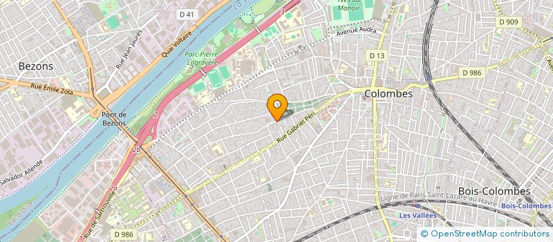 localisation de l'entreprise MONSIEUR BENOIT MEDHI HADDADOU à COLOMBES