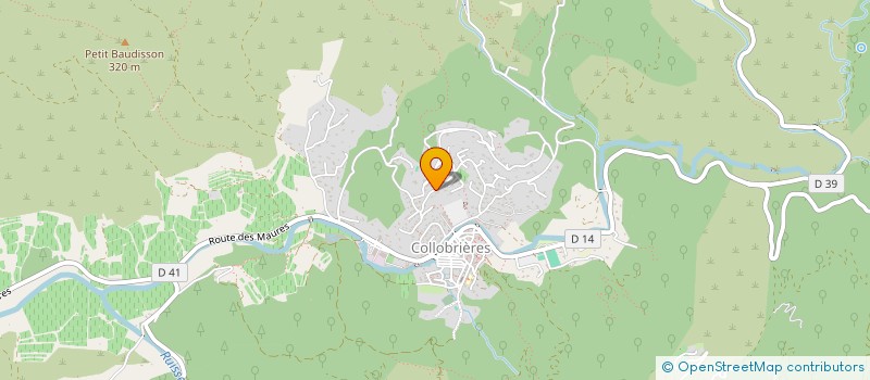 localisation de l'entreprise MONSIEUR BENOIT MELITO  COLLOBRIERES