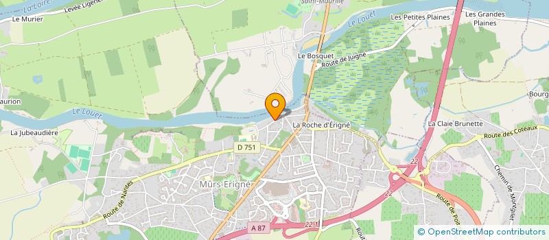 localisation de l'entreprise MONSIEUR BENOIT MENAGER  MURS-ERIGNE