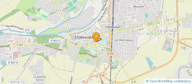 localisation de l'entreprise MONSIEUR BENOIT MENARD à CHATEAUDUN