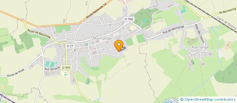 localisation de l'entreprise MONSIEUR BENOIT MERCEY  MORHANGE