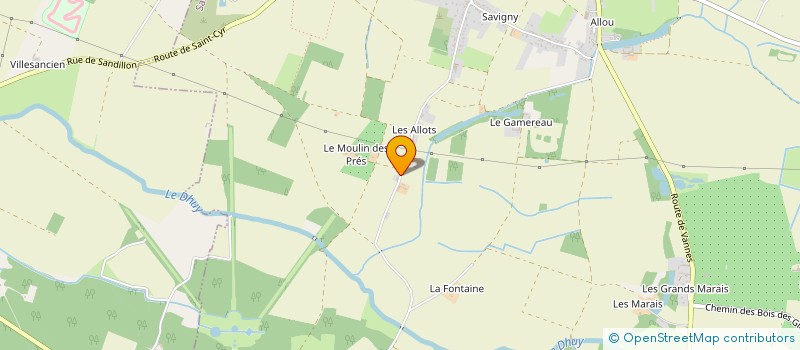 localisation de l'entreprise MONSIEUR BENOIT MERET à SANDILLON