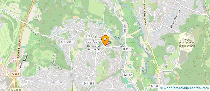 localisation de l'entreprise MONSIEUR BENOIT MERLET  SAINT-CLEMENT-DE-RIVIERE