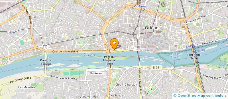 localisation de l'entreprise MONSIEUR BENOIT MESLAND  ORLEANS