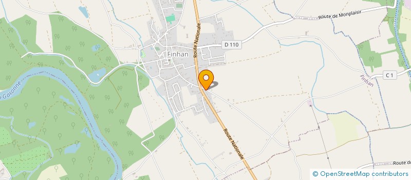 localisation de l'entreprise MONSIEUR BENOIT MESPOULET  FINHAN