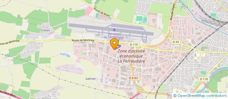 localisation de l'entreprise MONSIEUR BENOIT MESTRE  CARCASSONNE