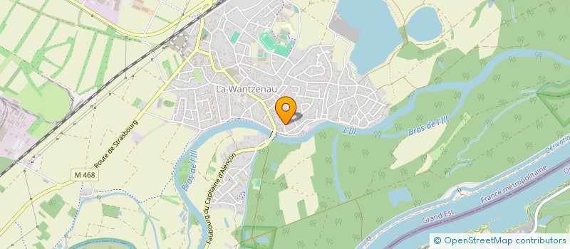 localisation de l'entreprise MONSIEUR BENOIT METIVET  LA WANTZENAU