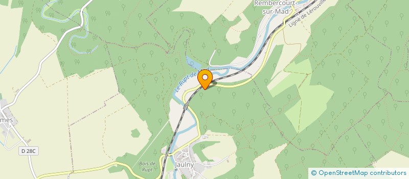 localisation de l'entreprise MONSIEUR BENOIT MEUNIER  JAULNY