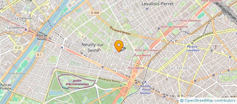 localisation de l'entreprise MONSIEUR BENOIT MEYER à NEUILLY-SUR-SEINE