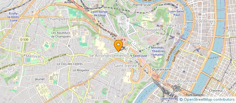 localisation de l'entreprise MONSIEUR BENOIT MEYGRET à LYON