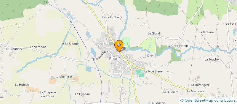 localisation de l'entreprise MONSIEUR BENOIT MICHEL  ROUGE