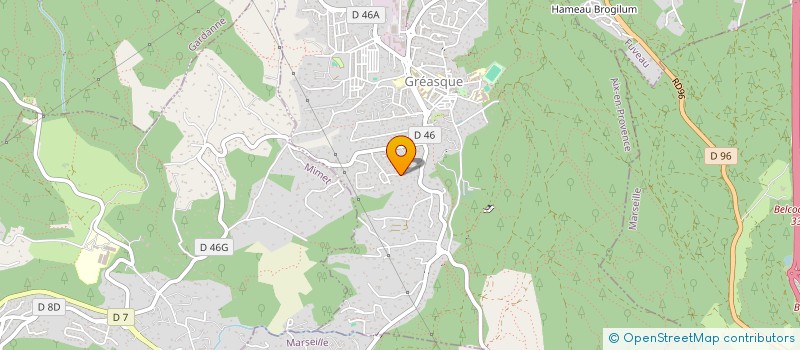 localisation de l'entreprise MONSIEUR BENOIT MICHEL  GREASQUE