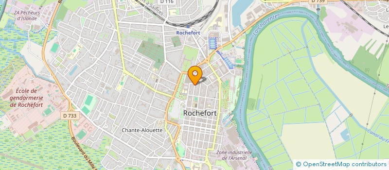 localisation de l'entreprise MONSIEUR BENOIT MICHEL LORIMY à ROCHEFORT