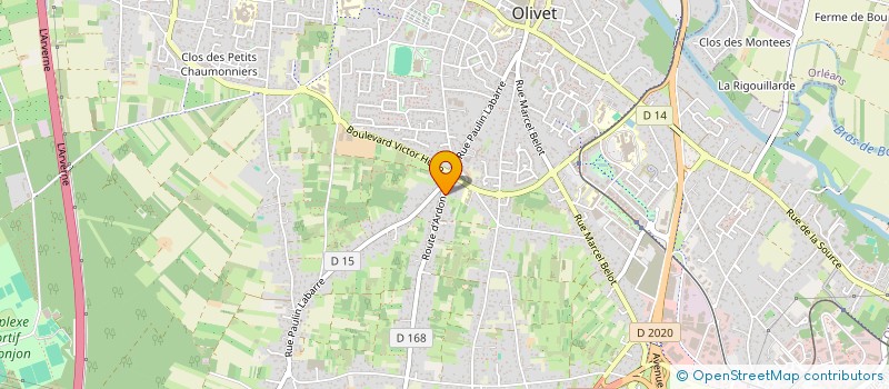 localisation de l'entreprise MONSIEUR BENOIT MIGNARD à OLIVET
