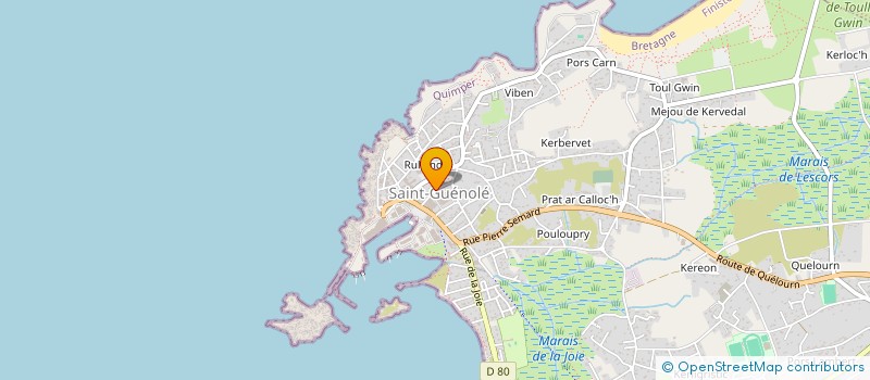 localisation de l'entreprise MONSIEUR BENOIT MILLET  PENMARCH