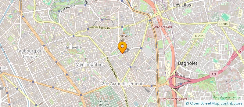 localisation de l'entreprise MONSIEUR BENOIT MONIQUE  PARIS